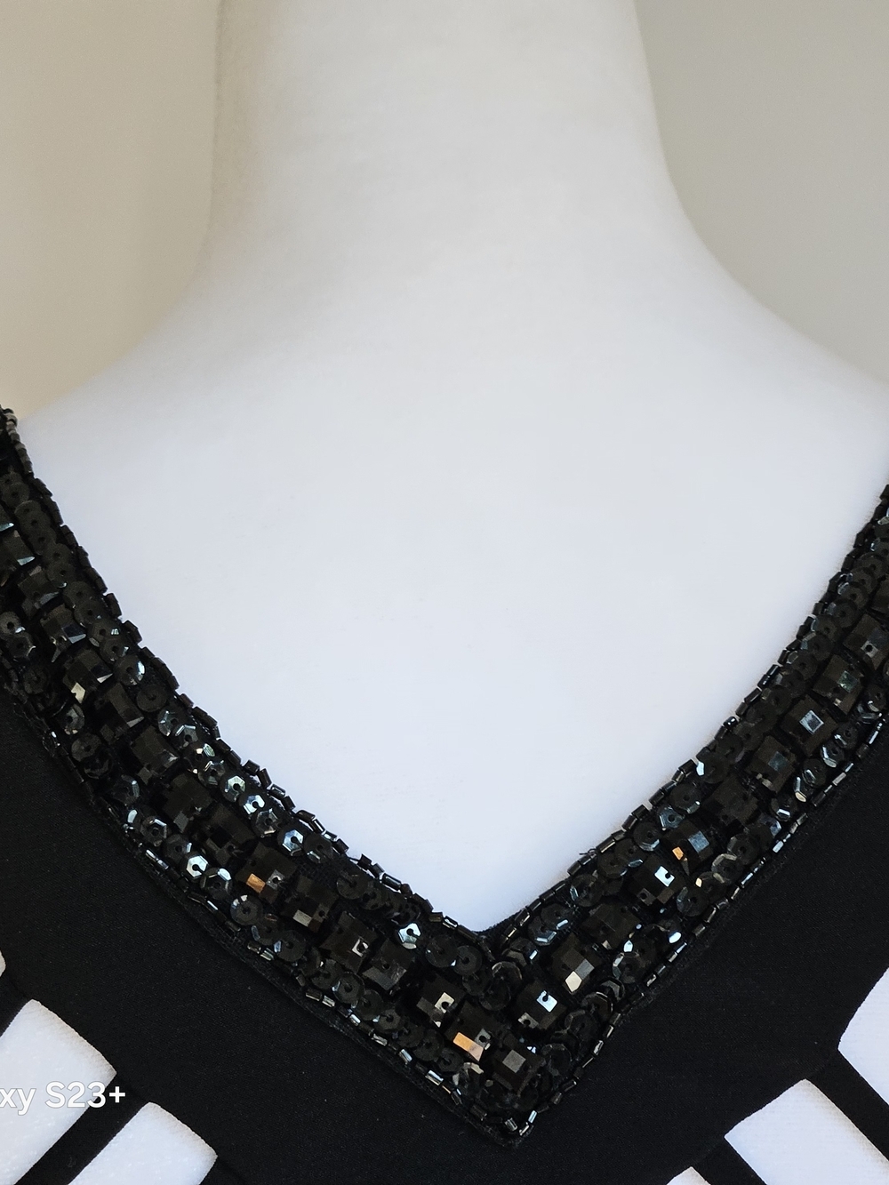 Josh & Jazz Black Embellished Bodycon Dress Strappy Open Back Mini Dress Size 2 - Picture 5 of 12